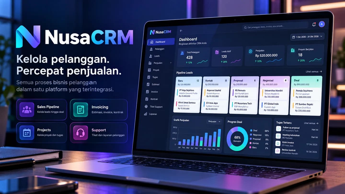 Ilustrasi NusaCRM